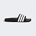 adidas Originals unisex-child Adilette Sandal, Black/White/Black, 6 M US Big Kid