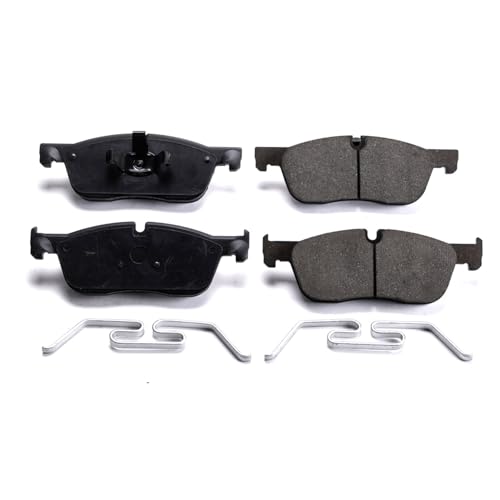 Image of PowerStop Front Brake Pads for Jaguar E-Pace 2018-19 |XF 2017 |Land Rover Discovery Sport 2015-19 |Rover Range Rover Evoque 2016-19 - Z17 Ceramic Brake Pads with Installation Hardware, 17-1838