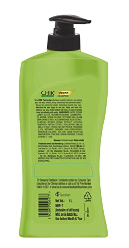 Image of Chik Panchratan Herbal Solution Total Hair Care Shampoo, For Soft, Smooth & Voluminous Hair, 1L