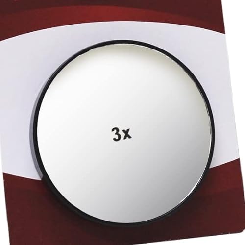 Espelho Para Maguiagem Aumento 3x Com Ventosa Clink