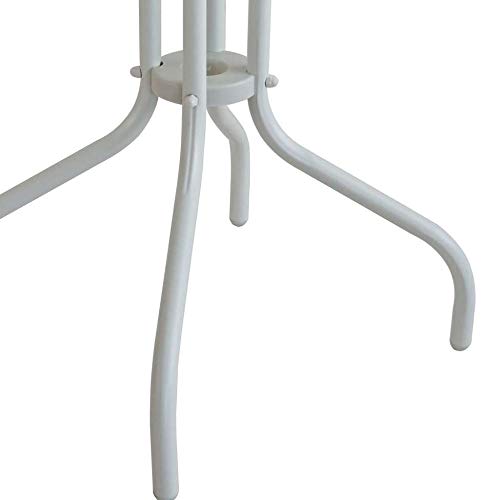 Mesa Redonda de Jardim Rio Branca 60 cm