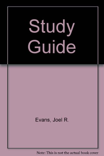 Study Guide 0023342382 Book Cover