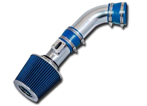 High Performance Parts Short Ram Air Intake Kit & Blue Filter Combo Compatible for 2008-2012 Chevy Colorado/GMC Canyon 2.9L L4 / 3.7 L5 Engine