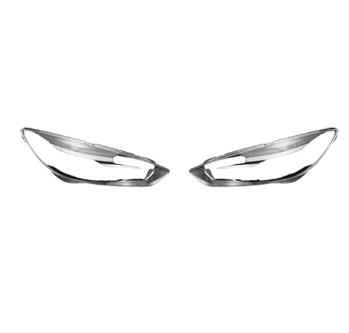 Car Headlight Cover Clear Headlamp Lens Plastic Shell Cover Replacement for Ford Focus 2015 2016 2017 2018 Transparent Lampshade (a pair)