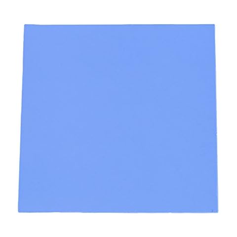 1 Pcs Thermal Pad 100x100x2mm CPU Conductive Silicone Pad Efficient Thermal Conductivity Soft Safe(Blue) Cover