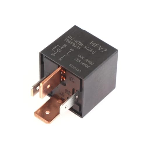 Relais de voiture 12V HFV7 012-HTM-R 70A à 4 broches pour circuits automobiles