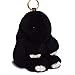 HXINFU Real Rabbit Fur Ball Keychain Bag Plush Pom Poms Fluffy Bunny Keychain