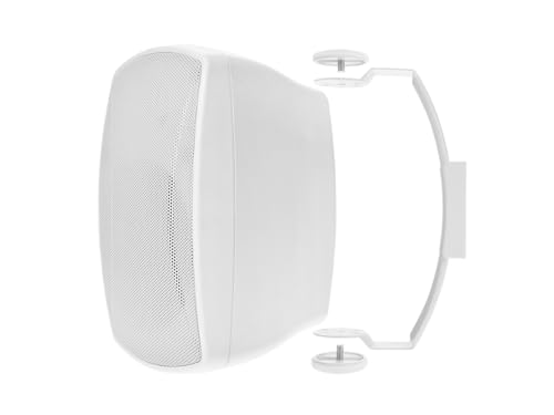 Monoprice WS-7B-42-W 4in. Weatherproof 2-Way 70V Indoor/Outdoor Speaker for Use in Whole Home Audio Systems, Restaurants, Bars, Retail Stores, Patio, Poolside, Garage, White (Each) by Monoprice - Image 3