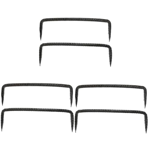 Clous à pointe double pour fixations de chantiers - Lot de 6 pièces robustes - 2