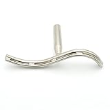 VIGAN Tool Rest for Wood Lathe Woodworking Special-shaped Lathe Curved Turning Tools (D), Silver