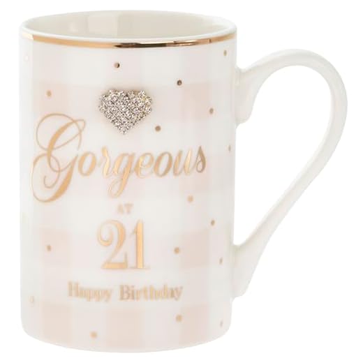 LEONARDO Mad Dots - Taza de 21 cumpleaños