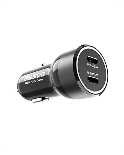 Gigastone J[`[W[ 66W / 6A usb Ԃ̏[d, [fA USB C |[g] ԍڏ[d VK[\Pbg usb }[d  iPhone, iPad, Android, Galaxy/Note, Pixel