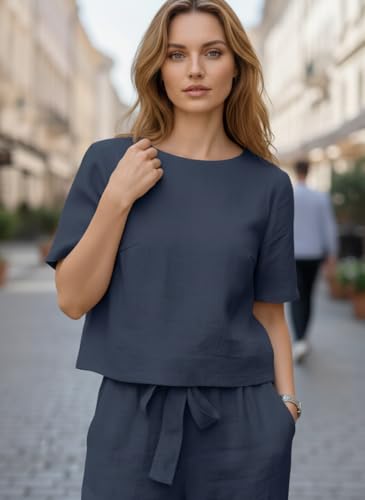 Image of Co ord Set for Women Stylish | Dress for Woman | Summer Cord Set for Women | Pajama Set | Pyjama Set for Beach & Resort Outfits Full Sleeve (30 C-1-4)