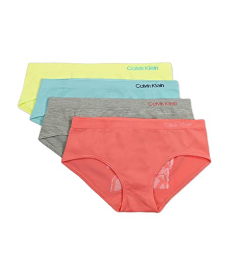 Calvin Klein Girls Underwear Seamless Hipster Panties, 4 Pack - Main Image