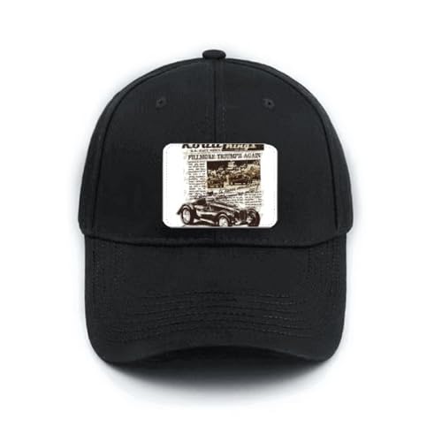 Casquette de baseball noire réglable Classic Cars contre l'éblouissement au volant