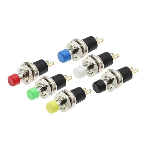 Interruptor de reinicio instantáneo PBS-110 con contactos chapados en oro para circuitos de 7mm