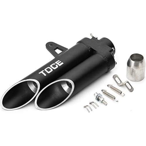 Amazon | Hiroze バイク カスタム 排気管 TOCE ダブルマフラー