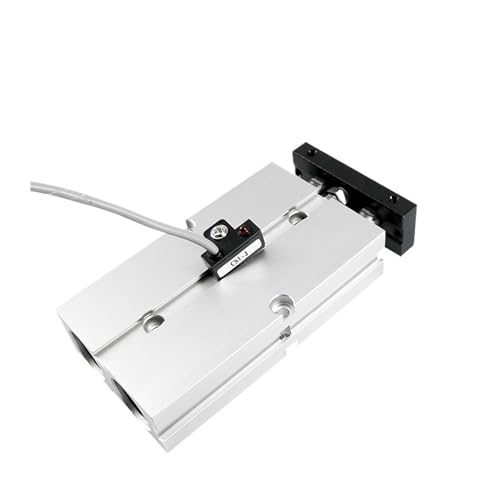Cilindro neumático TN de aleación de aluminio con doble eje guiado 7
