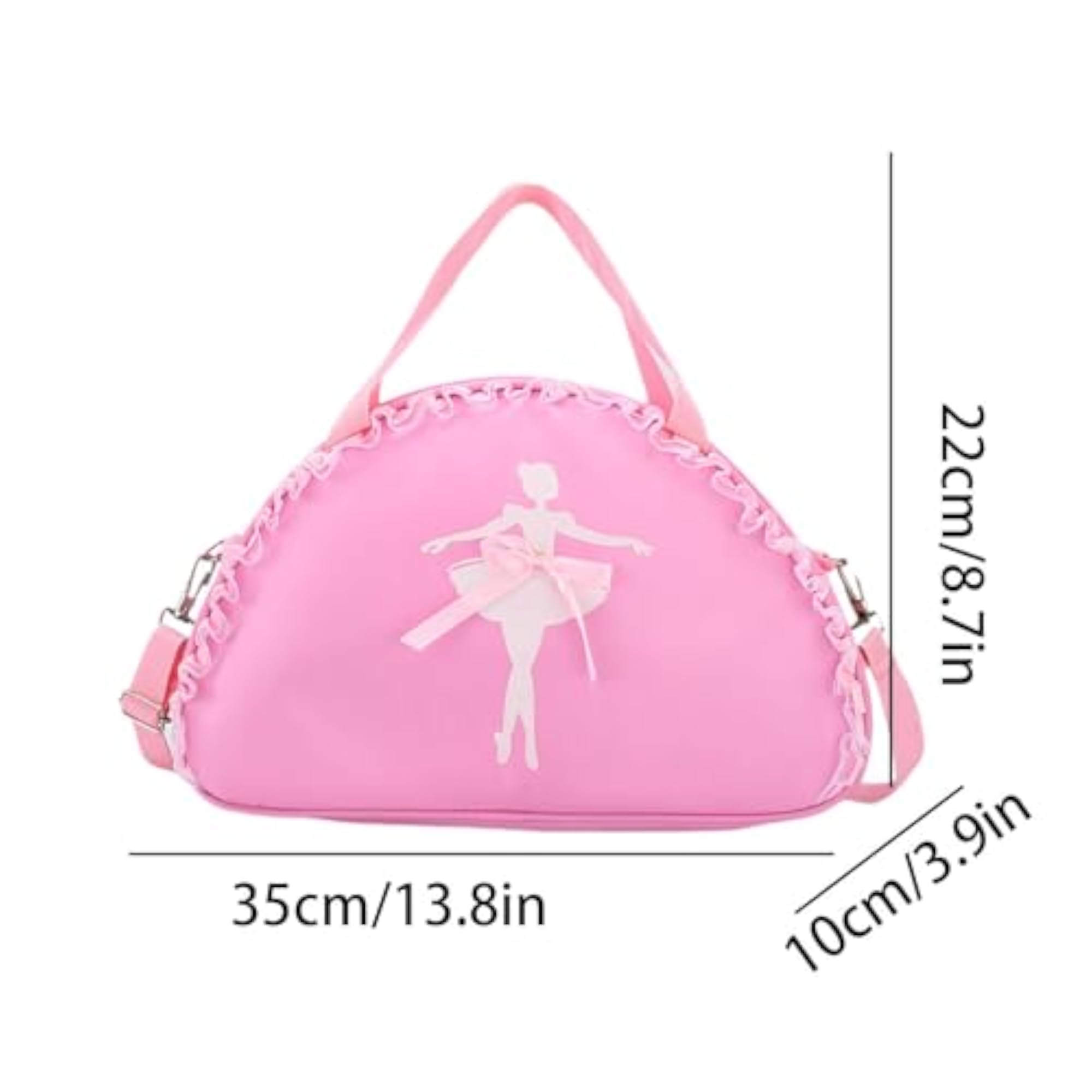 Sweet Pink Ballet Dance Duffel Bag for Classes
