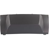 Evan-Fischer EVA236031613863 New Direct Fit Rear Bumper Tow Hook Cover for Escalade 07-14 Trailer Hitch Primed (Black)