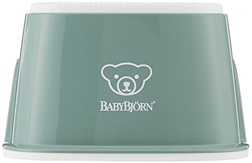 Image of BabyBjorn Step Stool, Deep Green /White