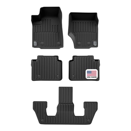 Smart Choice Car Floor Mats Custom fit for 2021-2026 Jeep Grand Cherokee L - Made in USA - Black - Full Set 1st, 2nd & 3rd Row by Smart Choice - Used condition - US$130.27