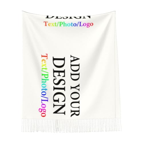 Custom Photo Scarves Customize Women Winter Scarf Personalized Scarfs3
