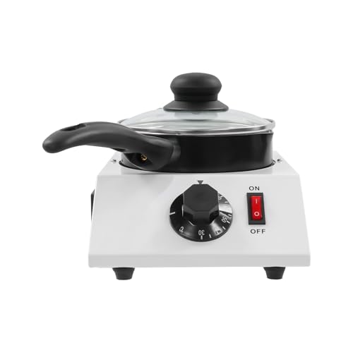 40W Desktop Cheese Melting Machine with Handle and Lid Electric Butter Melter Single Cylinder Non Stick Pot Chocolate Melting Furnace Cheese Melter Chocolate Fountain Machine for Bakeries, Cafes