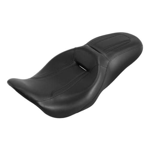 Siège conducteur moto haut de gamme Touring Street Glide selle biplace confort noir