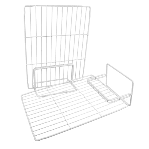 Tofficu Divisor de Malla de Hierro Congelador Organizador de Estantes Separador de Refrigerador Helados y Extensible