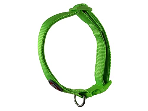 Adjustable nylon collar with neoprene lining NEOPRENE COMFORT size S - 1,5cm (25cm-40cm), light green, CO-NEO-LIGHTGREEN-S - Image 2