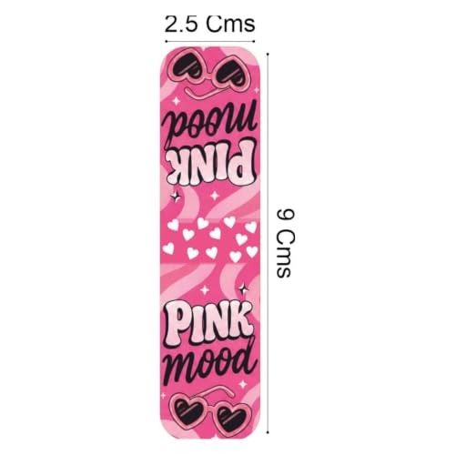 Image of Zesta Magnetic Bookmark | Aesthetic Book Mark for Reading | Cute Anime Bookmarks for Kids, Students | Book Accessories for Novels, Gifts for Readers (Boss Girl Theme, Medium (9X2.5 Cms))