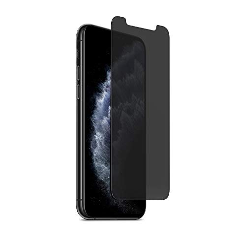 PureGear 2-Way Privacy Tempered Glass Screen Protector compatible with Apple iPhone 11 Pro, Self Alignment Installation Tray, Touch Sensitive, Case Friendly, Anti-fingerprint Coating, Lifetime Replacement, Protect your Privacy Conceal Your Screen