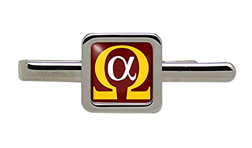 Giftshop UK Alpha Omega Enfermé Carré Cravate Pince