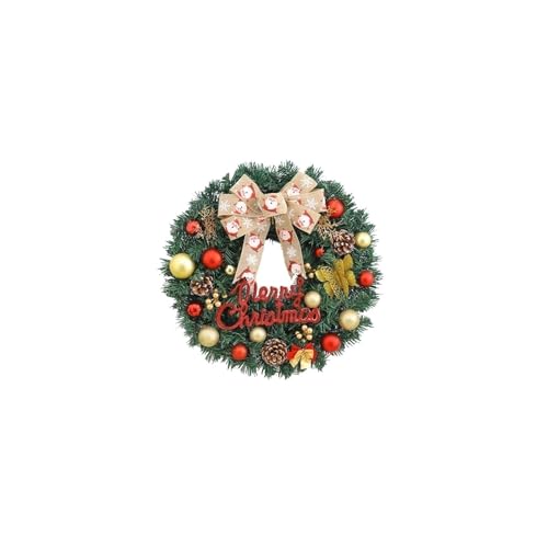 Couronne de noël extérieure pour sublimer votre porte d'entrée et vos murs de maison