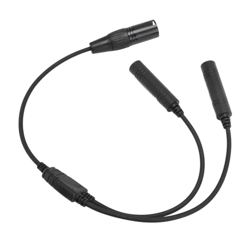 Adaptador de Auriculares de Aviación Fabater GA Doble Plug a XLR 5 pines miniatura 6