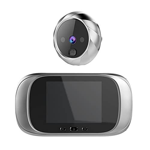 Preisvergleich Produktbild gazechimp Türklingel Hausklingel Digitale Türspion-Kamera mit 2,8'' Display Nachtsicht (Türklingel mit Camera) - Titanium
