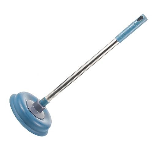 BESTonZON Household Toilet Plunger Tool Heavy-duty Design for Efficient Drain Cleaning Bathrooms Kitchens User-friendly Long Handle Durable Easy to Clean for Home Office Use