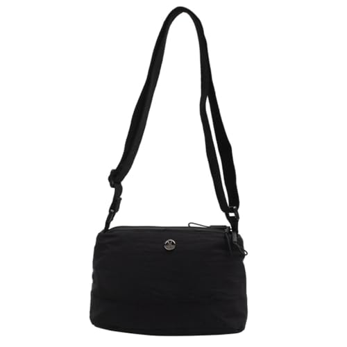 Beimus Bolso de hombro para mujer, bolso cruzado de nailon de gran capacidad, multifuncional, con cremallera, con múltiples compartimentos, Black