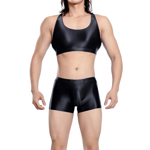 Uniforme Sexy Hombre Travieso Hot Ropa Exótica para Hombres, Traje Ajustado, Lencería Cómodo y Extensible, para Interior y Hogar Toda Temporada Vestidos de Esponja de Algodón para Hombres, Le Noir, XL