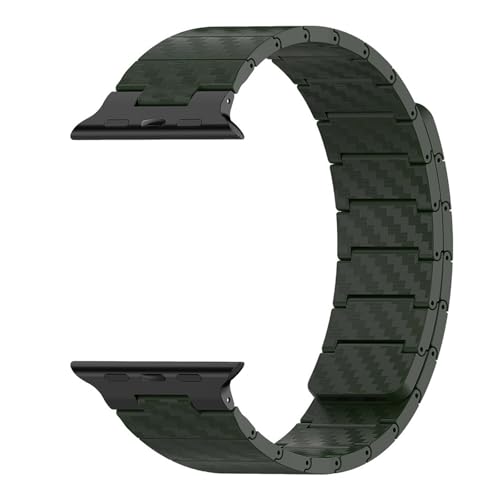 Bracelet Apple Watch Ultra en fibre de carbone et fermoir magnétique haut de gamme