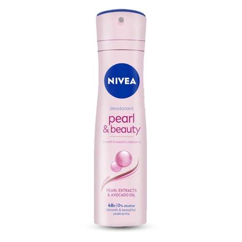 Nivea Pearl & Beauty Deodorant for Unisex, 150 milliliters