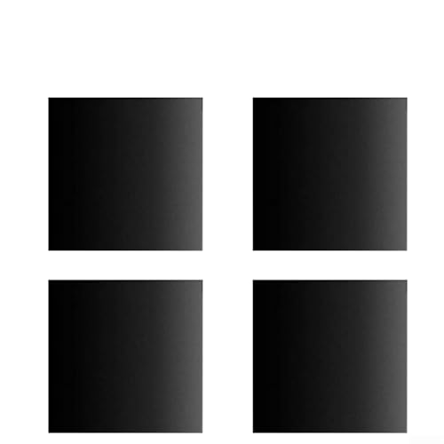 HpLive 4 Stück 40 cm Grillmatten Set Antihaft Glasfaser...