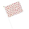 Pink Peach Printed Small Stick Flag, Double Sided Vivid Graphics For Easy Waving And Visual Support #1