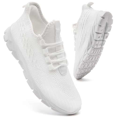FZJIALI Sneakers Damen Laufschuhe Weiss Schuhe Damen Sommer Turnschuhe...