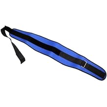 6" 15.2 cm Back Support Belt | Blue with Black Trim | Size XL | Fits 40" - 46" Waist | Tapered Ends | Ideal for Work, Gym, Heavy Lifting