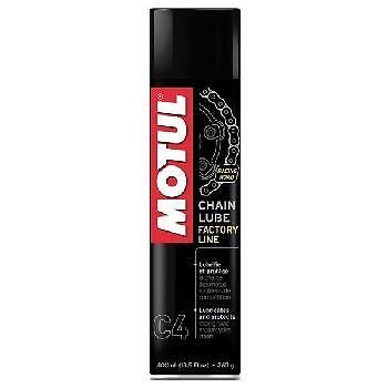 Lubricante en espray para cadenas Chain Lube Factory Line C4 de Motul - Envase de 400 ml
