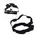 Replacement Headband for Flashlight, Black Headlamp Band, Durable and Comfortable Headwear for Outdoor Activities