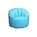 Kays Pouf géant Pouf moulable Pouf Poire Adulte Grand Sac Grand, Joueur géant de Salon de Coussin de Plancher, Chaise extérieure de fé (Color : Blue)