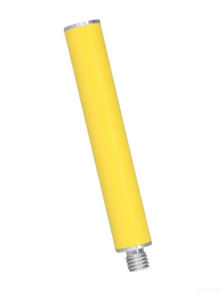 Estensione per palo GPS 25 mm antenna GNSS filettatura 5/8 asta lega alluminio sezione gialla 15 cm